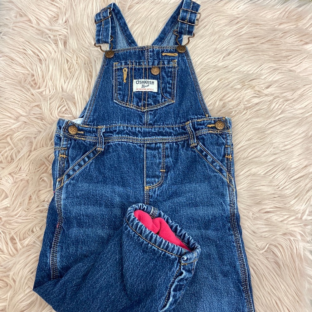 Girls Overalls Lined